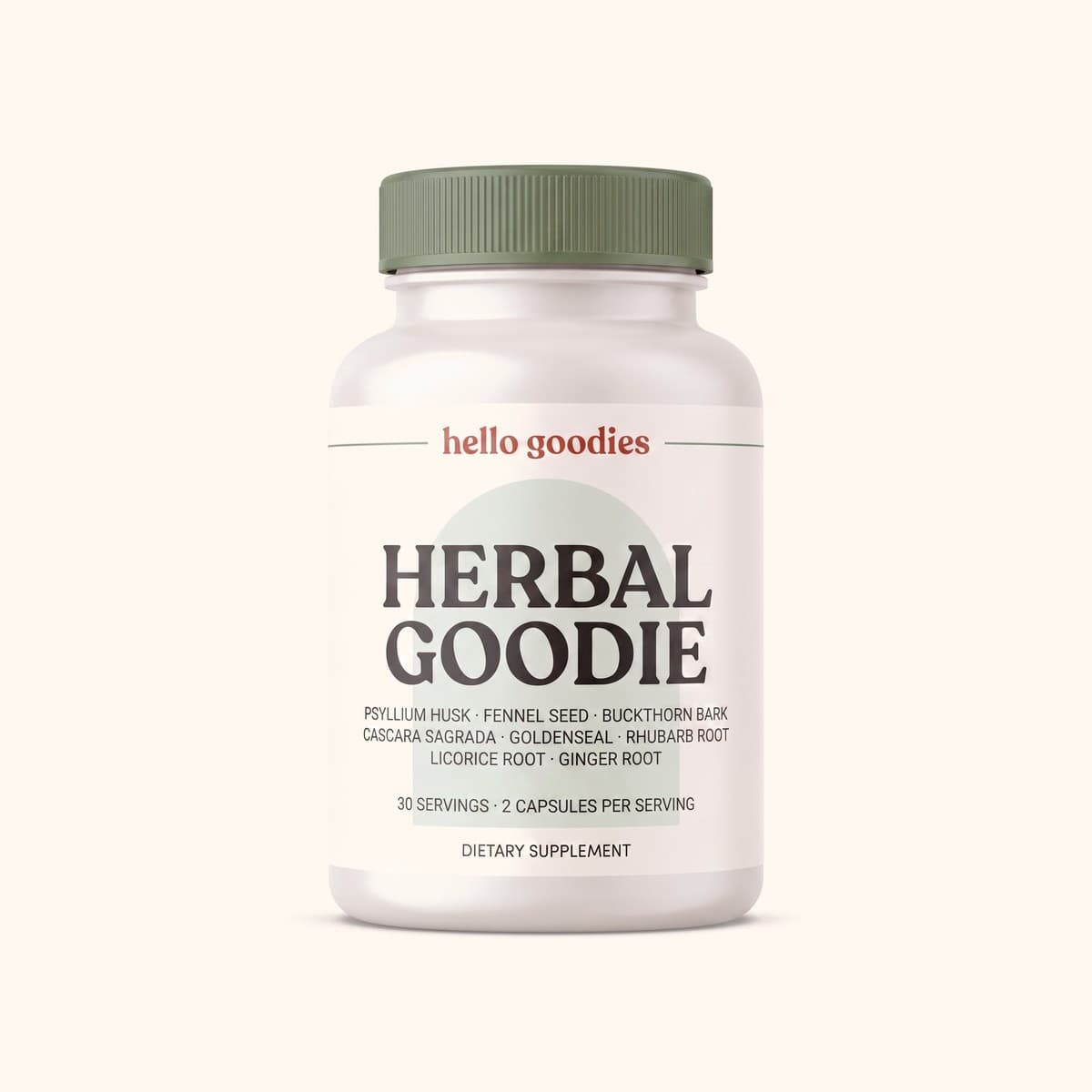 Hello Goodies Herbal Goodie, 1 bottle, 30 servings each