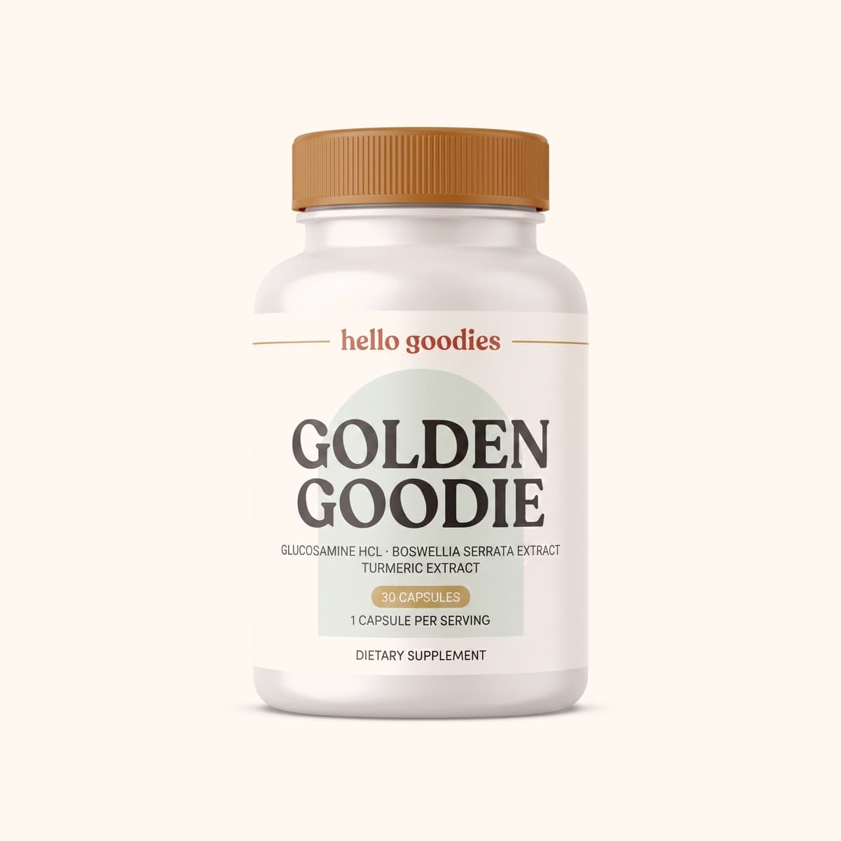 Hello Goodies Golden Goodie, 1 bottle, 30 capsules each